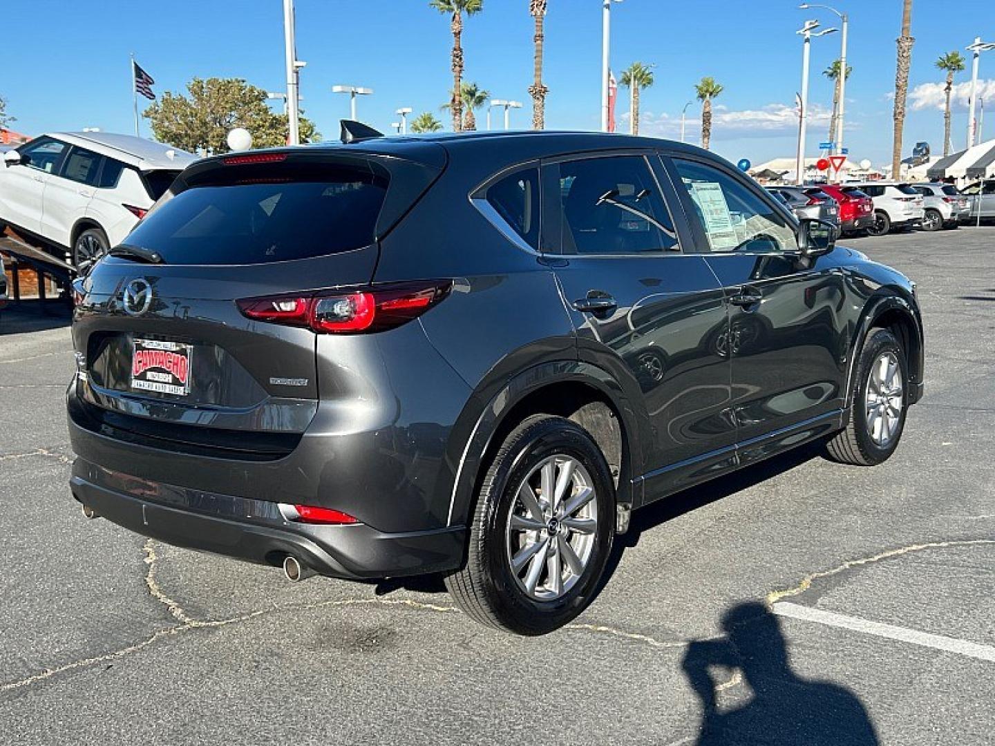 2025 GRAY Mazda CX-5 (JM3KFBCLXS0) with an 4-Cyl 2.5 Liter engine, Automatic 6-Spd transmission, located at 412 Auto Vista Drive, Palmdale, 93551, (661) 945-0620, 34.592636, -118.136681- Photo#7