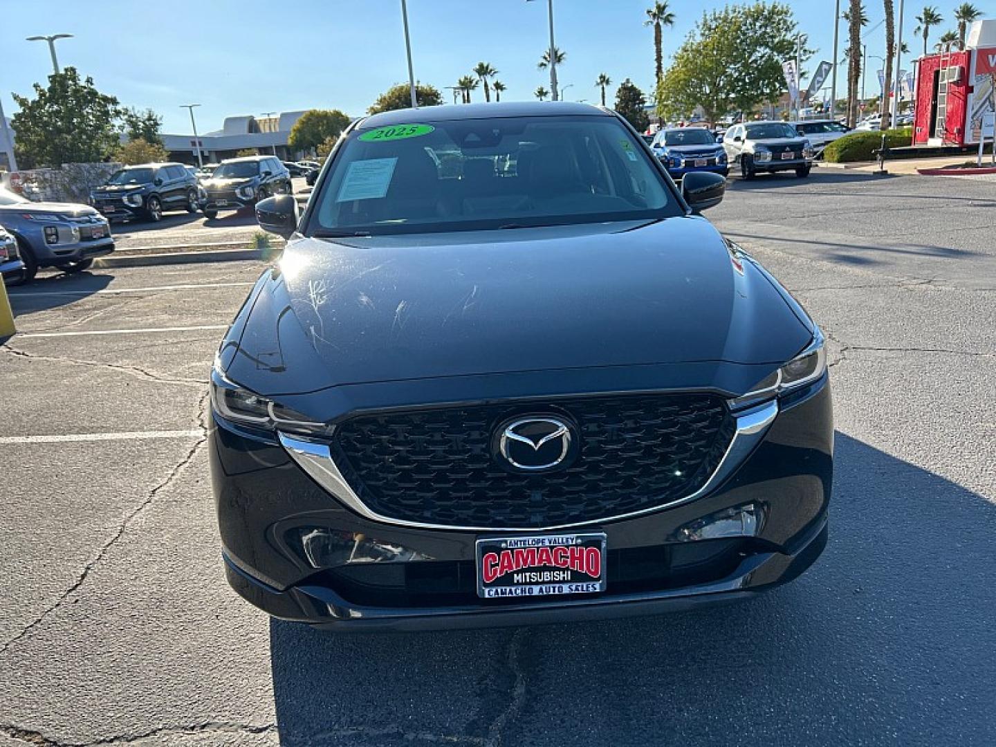 2025 BLACK /black Mazda CX-5 (JM3KFBBLXS0) with an 4-Cyl 2.5 Liter engine, Automatic 6-Spd transmission, located at 412 Auto Vista Drive, Palmdale, 93551, (661) 945-0620, 34.592636, -118.136681 - Discover comfort, versatility, and modern style in this one-owner 2025 Mazda CX-5 2.5 S Select AWD!With its sleek design, refined interior, and confident all-wheel-drive capability, this SUV is ready for daily commutes and weekend adventures alike. Powered by a 2.5L 4-cylinder engine paired with a 6- Photo#1