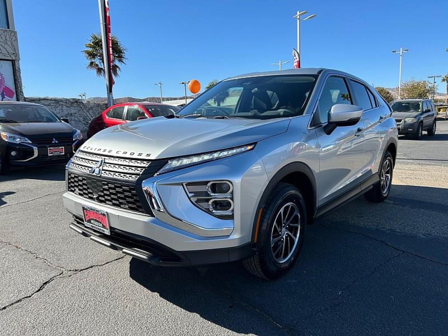 2025 SILVER Mitsubishi Eclipse Cross (JA4ATUAA6SZ) with an 4-Cyl Turbo 1.5 Liter engine, Automatic CVT transmission, located at 412 Auto Vista Drive, Palmdale, 93551, (661) 945-0620, 34.592636, -118.136681 - Photo#2