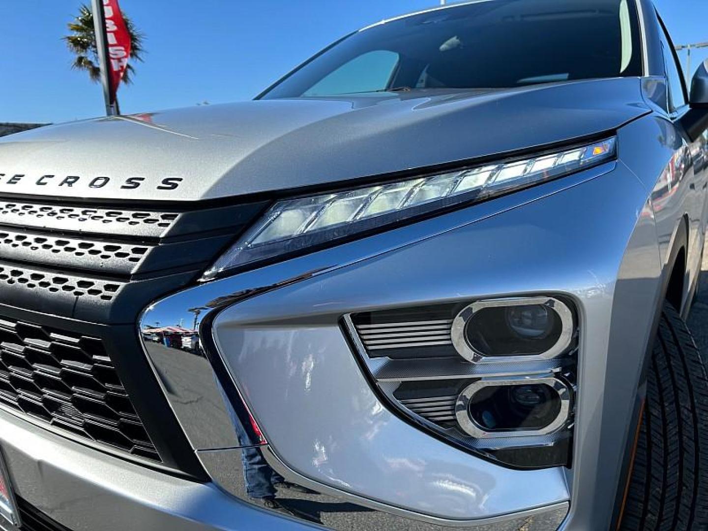 2025 SILVER Mitsubishi Eclipse Cross (JA4ATUAA6SZ) with an 4-Cyl Turbo 1.5 Liter engine, Automatic CVT transmission, located at 412 Auto Vista Drive, Palmdale, 93551, (661) 945-0620, 34.592636, -118.136681 - Photo#8