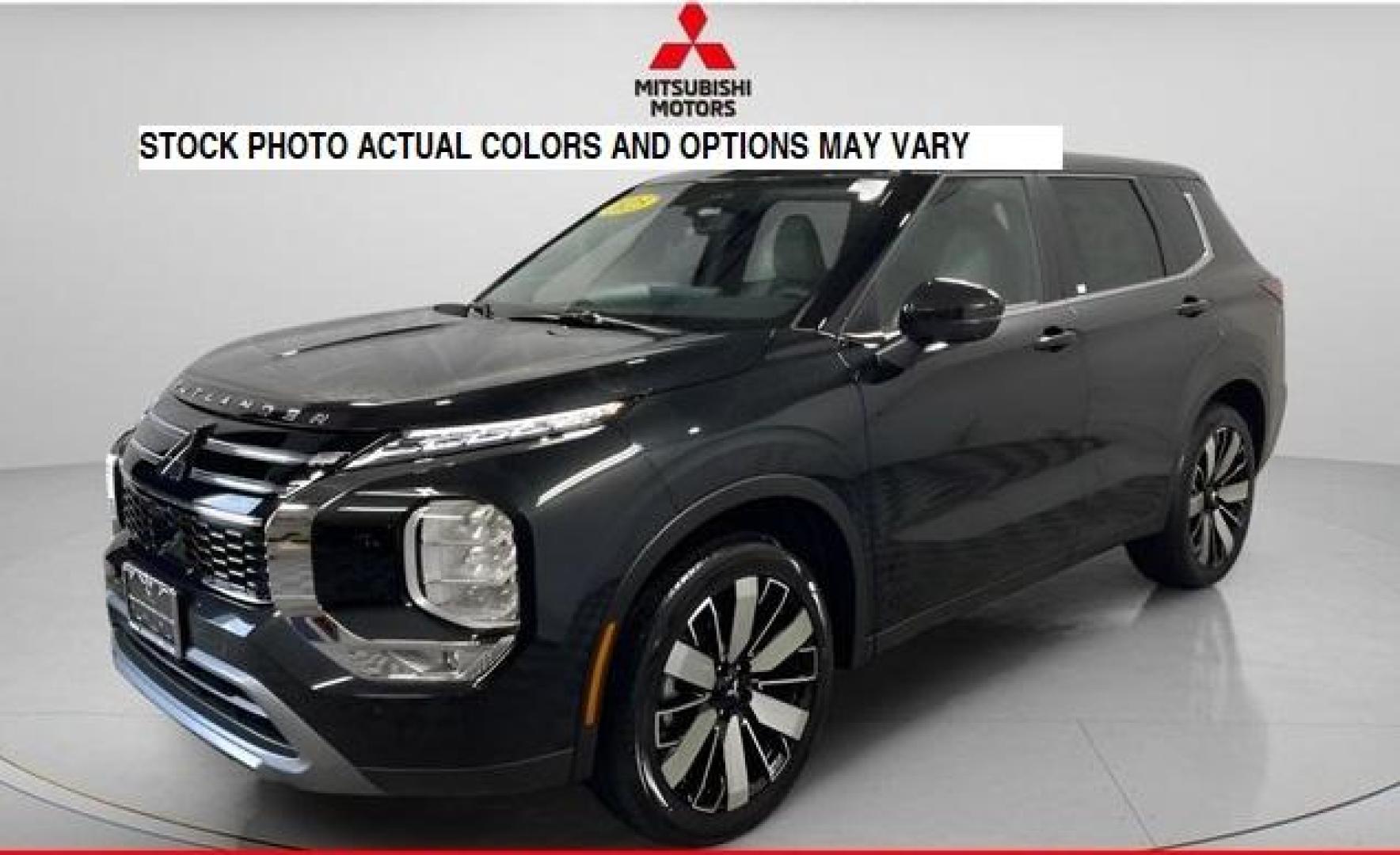 2025 BLACK Mitsubishi Outlander (JA4J3VA84SZ) with an 4-Cyl 2.5 Liter engine, Automatic CVT transmission, located at 412 Auto Vista Drive, Palmdale, 93551, (661) 945-0620, 34.592636, -118.136681 - Photo#0