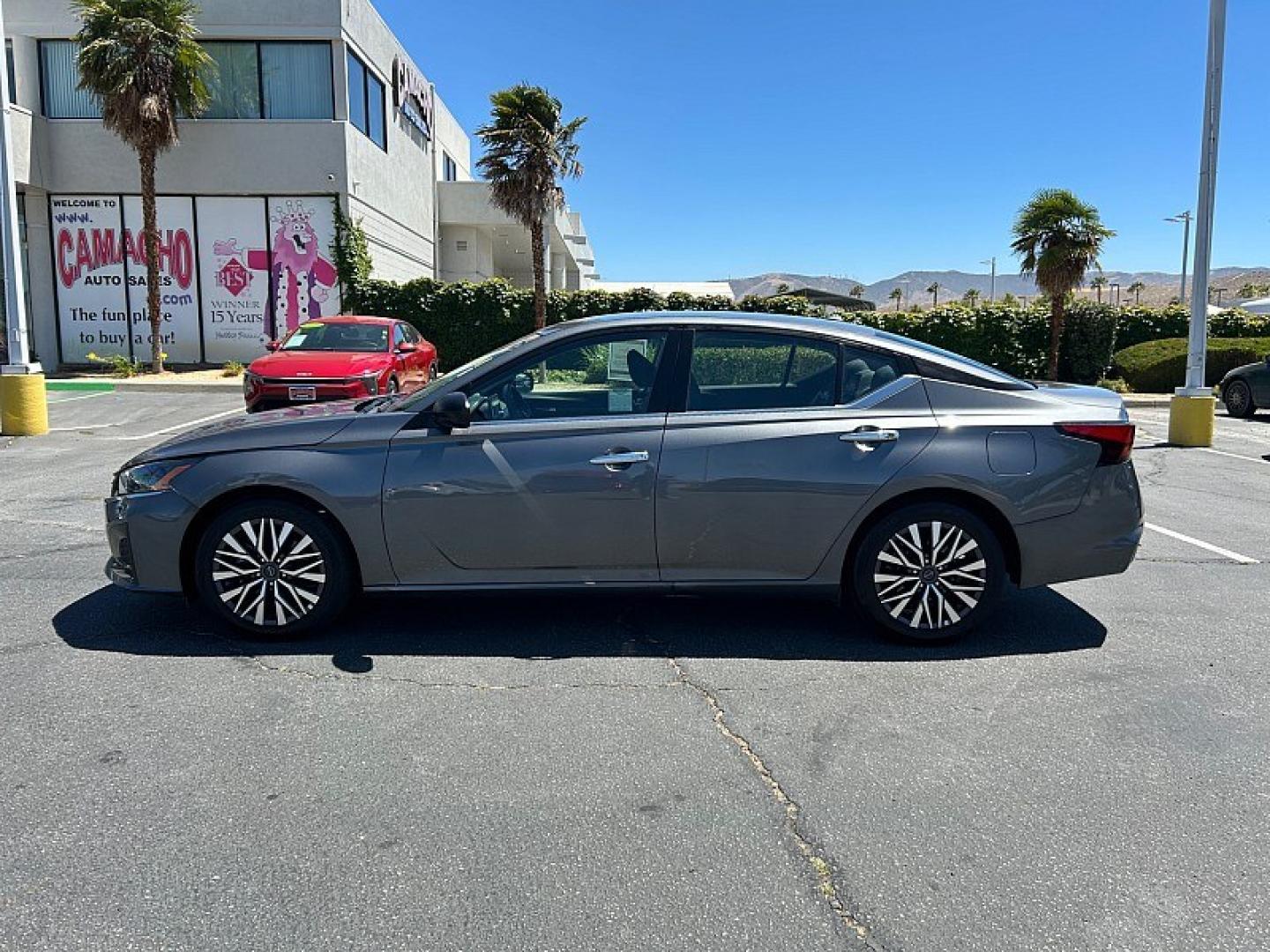 2025 Gray Nissan Altima (1N4BL4DVXSN) with an 4-Cyl 2.5 Liter engine, Automatic CVT transmission, located at 412 Auto Vista Drive, Palmdale, 93551, (661) 945-0620, 34.592636, -118.136681- Photo#5