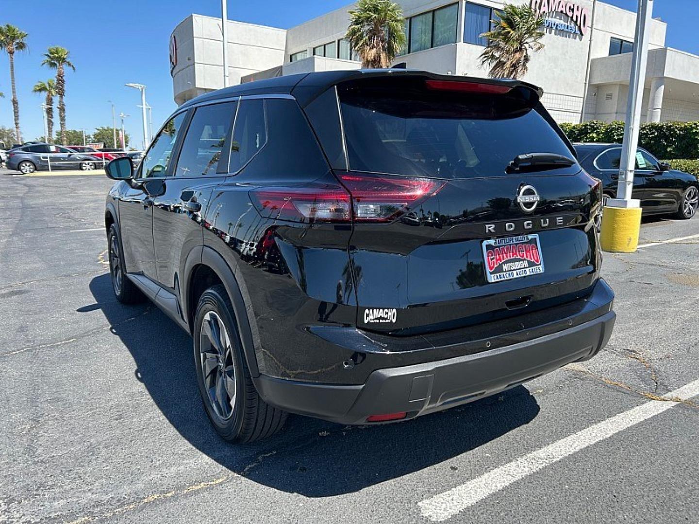 2025 BLACK Nissan Rogue (5N1BT3BA0SC) with an 3-Cyl Turbo 1.5 Liter engine, Automatic CVT transmission, located at 412 Auto Vista Drive, Palmdale, 93551, (661) 945-0620, 34.592636, -118.136681 - Photo#8