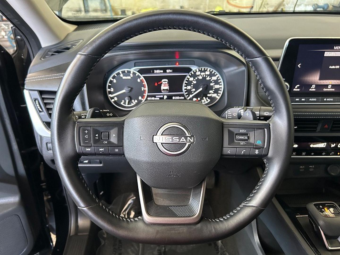 2025 BLACK Nissan Rogue (5N1BT3BA0SC) with an 3-Cyl Turbo 1.5 Liter engine, Automatic CVT transmission, located at 412 Auto Vista Drive, Palmdale, 93551, (661) 945-0620, 34.592636, -118.136681 - Photo#24