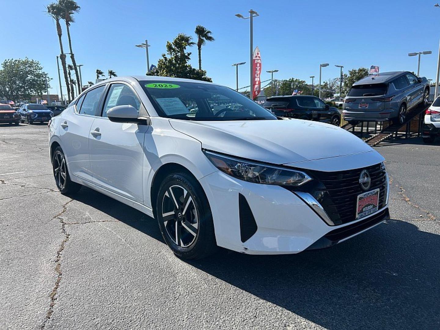 2025 WHITE Nissan Sentra (3N1AB8CV8SY) with an 4-Cyl 2.0 Liter engine, Automatic CVT transmission, located at 412 Auto Vista Drive, Palmdale, 93551, (661) 945-0620, 34.592636, -118.136681 - Photo#0