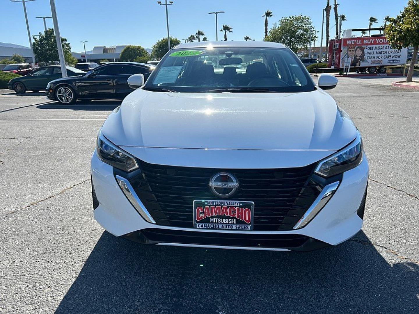 2025 WHITE Nissan Sentra (3N1AB8CV8SY) with an 4-Cyl 2.0 Liter engine, Automatic CVT transmission, located at 412 Auto Vista Drive, Palmdale, 93551, (661) 945-0620, 34.592636, -118.136681 - Photo#2