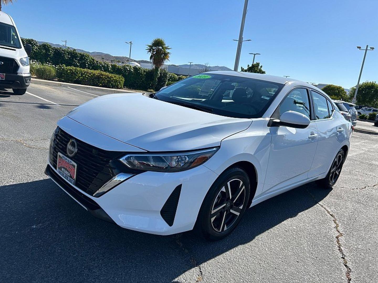2025 WHITE Nissan Sentra (3N1AB8CV8SY) with an 4-Cyl 2.0 Liter engine, Automatic CVT transmission, located at 412 Auto Vista Drive, Palmdale, 93551, (661) 945-0620, 34.592636, -118.136681 - Photo#10