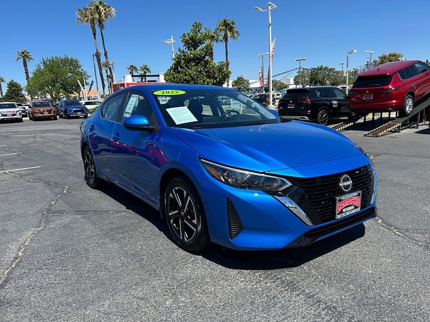 2025 Blue Nissan Sentra (3N1AB8CV4SY) with an 4-Cyl 2.0 Liter engine, Automatic CVT transmission, located at 412 Auto Vista Drive, Palmdale, 93551, (661) 945-0620, 34.592636, -118.136681- Photo#0