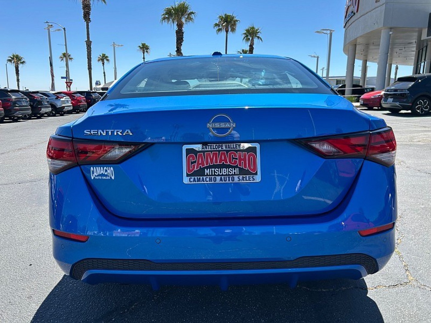 2025 Blue Nissan Sentra (3N1AB8CV4SY) with an 4-Cyl 2.0 Liter engine, Automatic CVT transmission, located at 412 Auto Vista Drive, Palmdale, 93551, (661) 945-0620, 34.592636, -118.136681- Photo#1