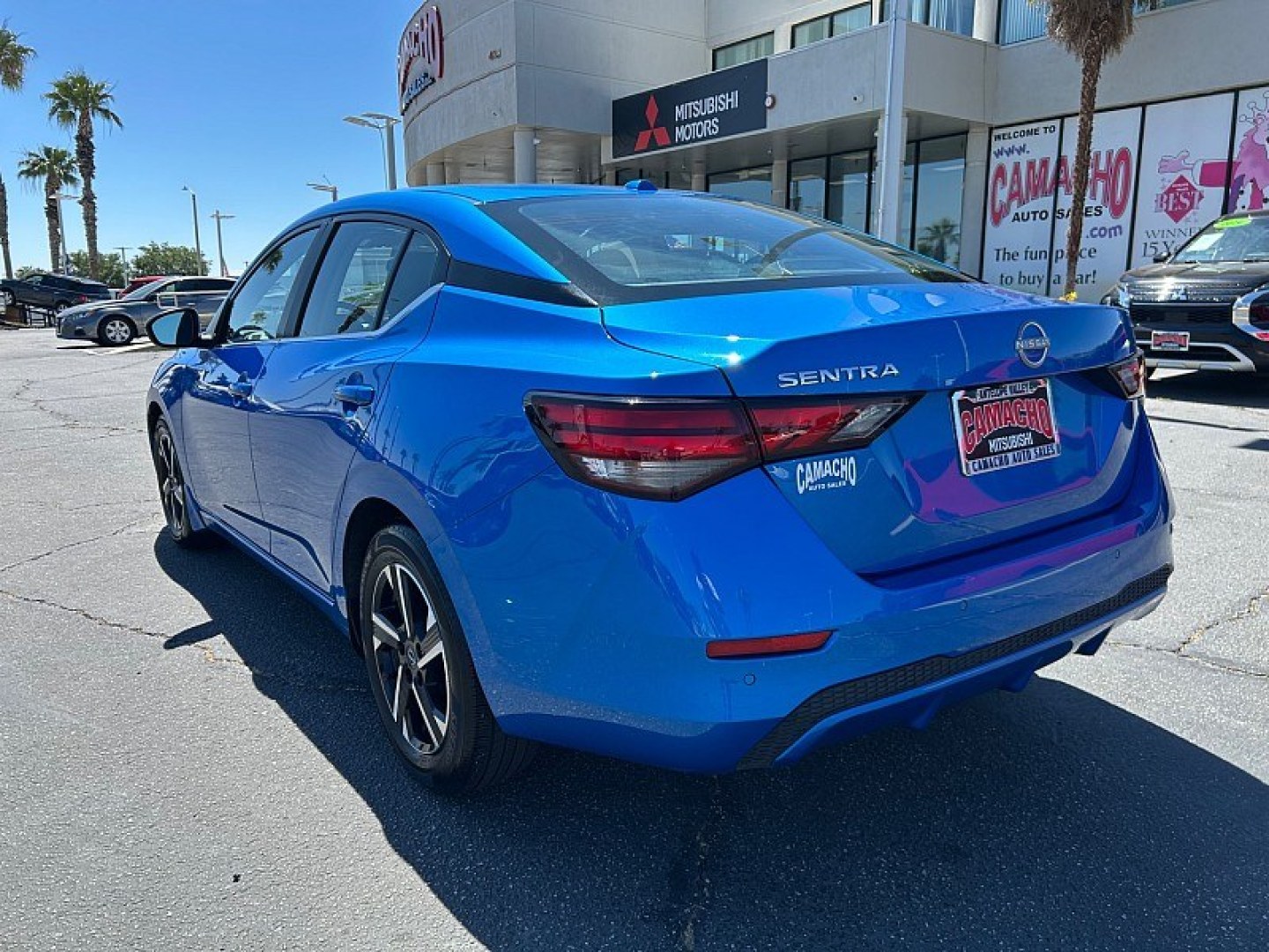 2025 Blue Nissan Sentra (3N1AB8CV4SY) with an 4-Cyl 2.0 Liter engine, Automatic CVT transmission, located at 412 Auto Vista Drive, Palmdale, 93551, (661) 945-0620, 34.592636, -118.136681- Photo#2