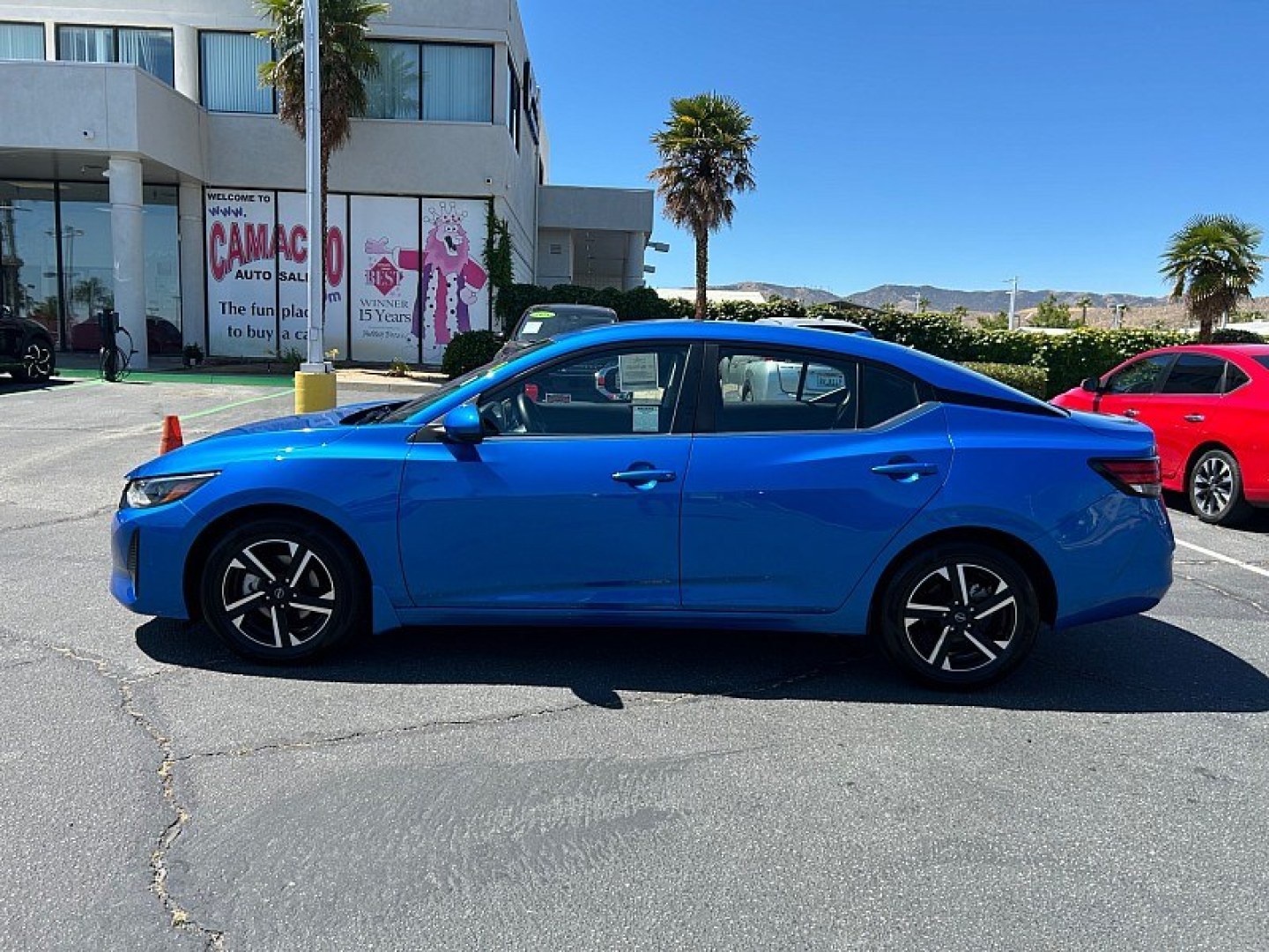 2025 Blue Nissan Sentra (3N1AB8CV4SY) with an 4-Cyl 2.0 Liter engine, Automatic CVT transmission, located at 412 Auto Vista Drive, Palmdale, 93551, (661) 945-0620, 34.592636, -118.136681- Photo#3