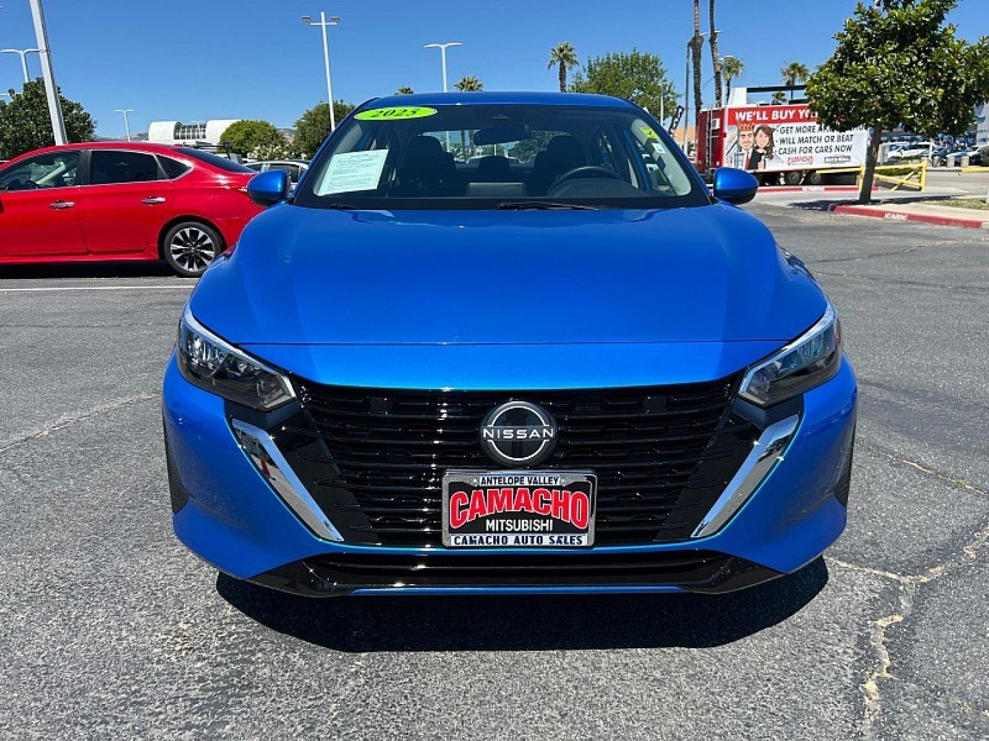 2025 Blue Nissan Sentra (3N1AB8CV4SY) with an 4-Cyl 2.0 Liter engine, Automatic CVT transmission, located at 412 Auto Vista Drive, Palmdale, 93551, (661) 945-0620, 34.592636, -118.136681- Photo#5