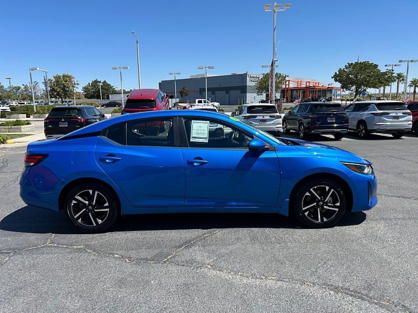 2025 Blue Nissan Sentra (3N1AB8CV4SY) with an 4-Cyl 2.0 Liter engine, Automatic CVT transmission, located at 412 Auto Vista Drive, Palmdale, 93551, (661) 945-0620, 34.592636, -118.136681- Photo#9