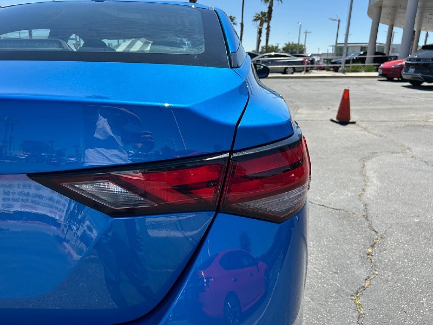 2025 Blue Nissan Sentra (3N1AB8CV4SY) with an 4-Cyl 2.0 Liter engine, Automatic CVT transmission, located at 412 Auto Vista Drive, Palmdale, 93551, (661) 945-0620, 34.592636, -118.136681- Photo#12