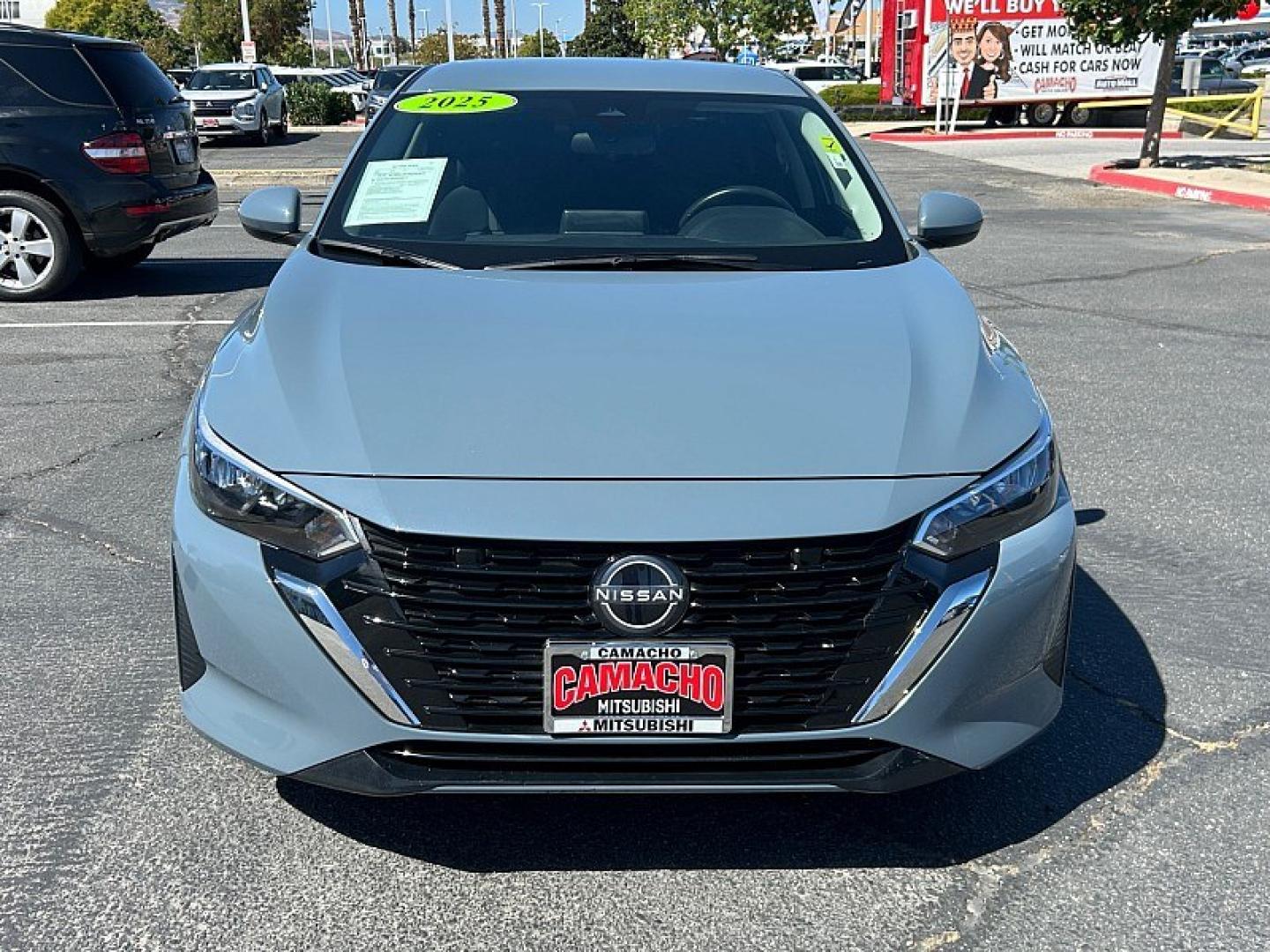 2025 GRAY Nissan Sentra (3N1AB8CV7SY) with an 4-Cyl 2.0 Liter engine, Automatic CVT transmission, located at 412 Auto Vista Drive, Palmdale, 93551, (661) 945-0620, 34.592636, -118.136681- Photo#3