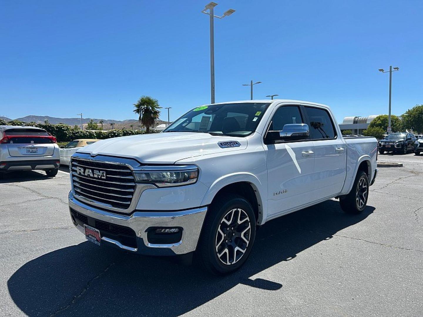 2025 White Ram 1500 4WD (1C6SRFJP3SN) with an 6-Cyl Twin Turbo 3.0L Hurricane engine, Automatic 8-Spd transmission, located at 412 Auto Vista Drive, Palmdale, 93551, (661) 945-0620, 34.592636, -118.136681- Photo#2