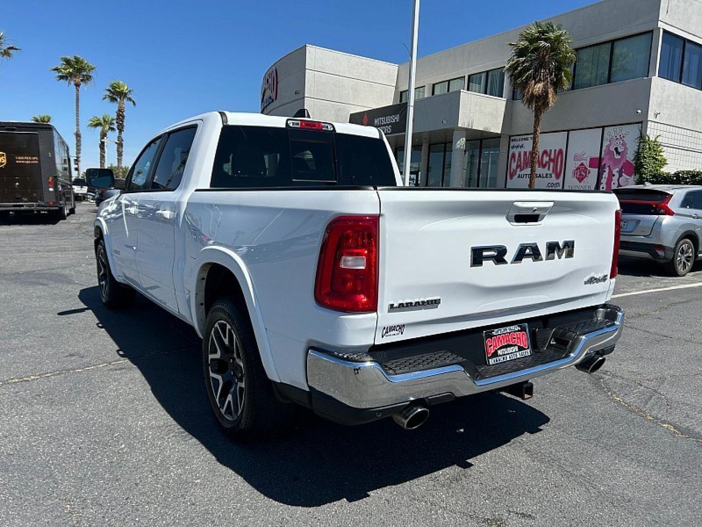 2025 White Ram 1500 4WD (1C6SRFJP3SN) with an 6-Cyl Twin Turbo 3.0L Hurricane engine, Automatic 8-Spd transmission, located at 412 Auto Vista Drive, Palmdale, 93551, (661) 945-0620, 34.592636, -118.136681- Photo#9