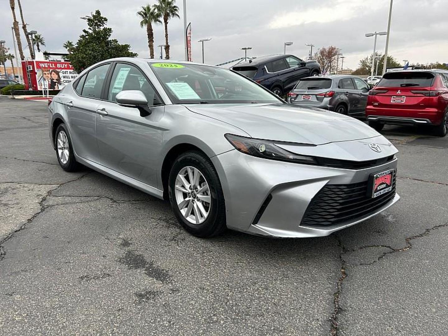 2025 SILVER Toyota Camry (4T1DAACK4SU) with an 4-Cyl Hybrid 2.5 Liter engine, Automatic CVT transmission, located at 412 Auto Vista Drive, Palmdale, 93551, (661) 945-0620, 34.592636, -118.136681- Photo#0