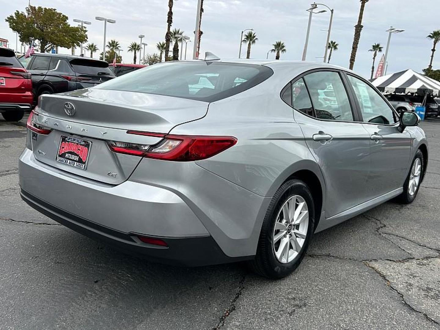 2025 SILVER Toyota Camry (4T1DAACK4SU) with an 4-Cyl Hybrid 2.5 Liter engine, Automatic CVT transmission, located at 412 Auto Vista Drive, Palmdale, 93551, (661) 945-0620, 34.592636, -118.136681- Photo#2