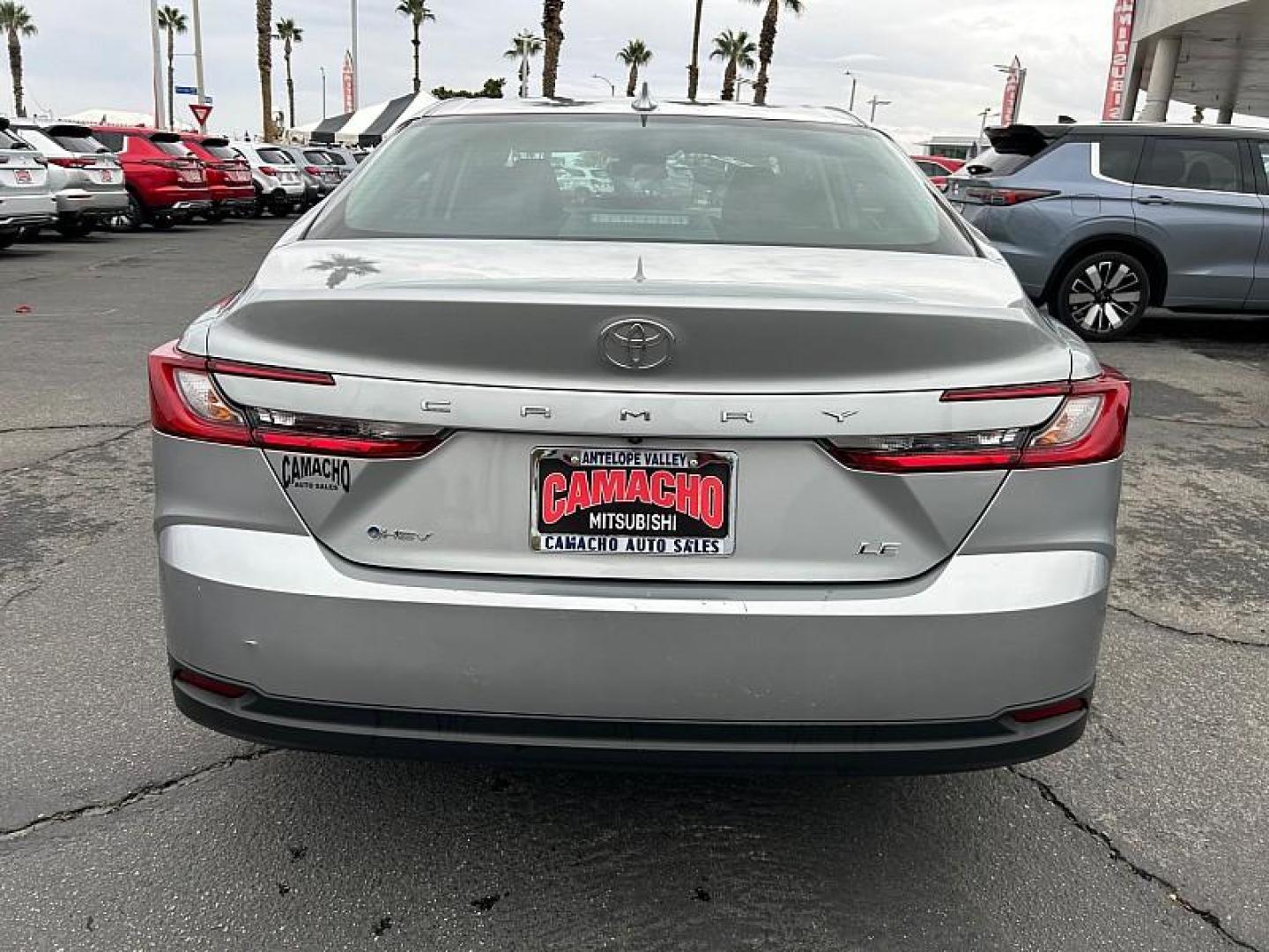 2025 SILVER Toyota Camry (4T1DAACK4SU) with an 4-Cyl Hybrid 2.5 Liter engine, Automatic CVT transmission, located at 412 Auto Vista Drive, Palmdale, 93551, (661) 945-0620, 34.592636, -118.136681- Photo#3
