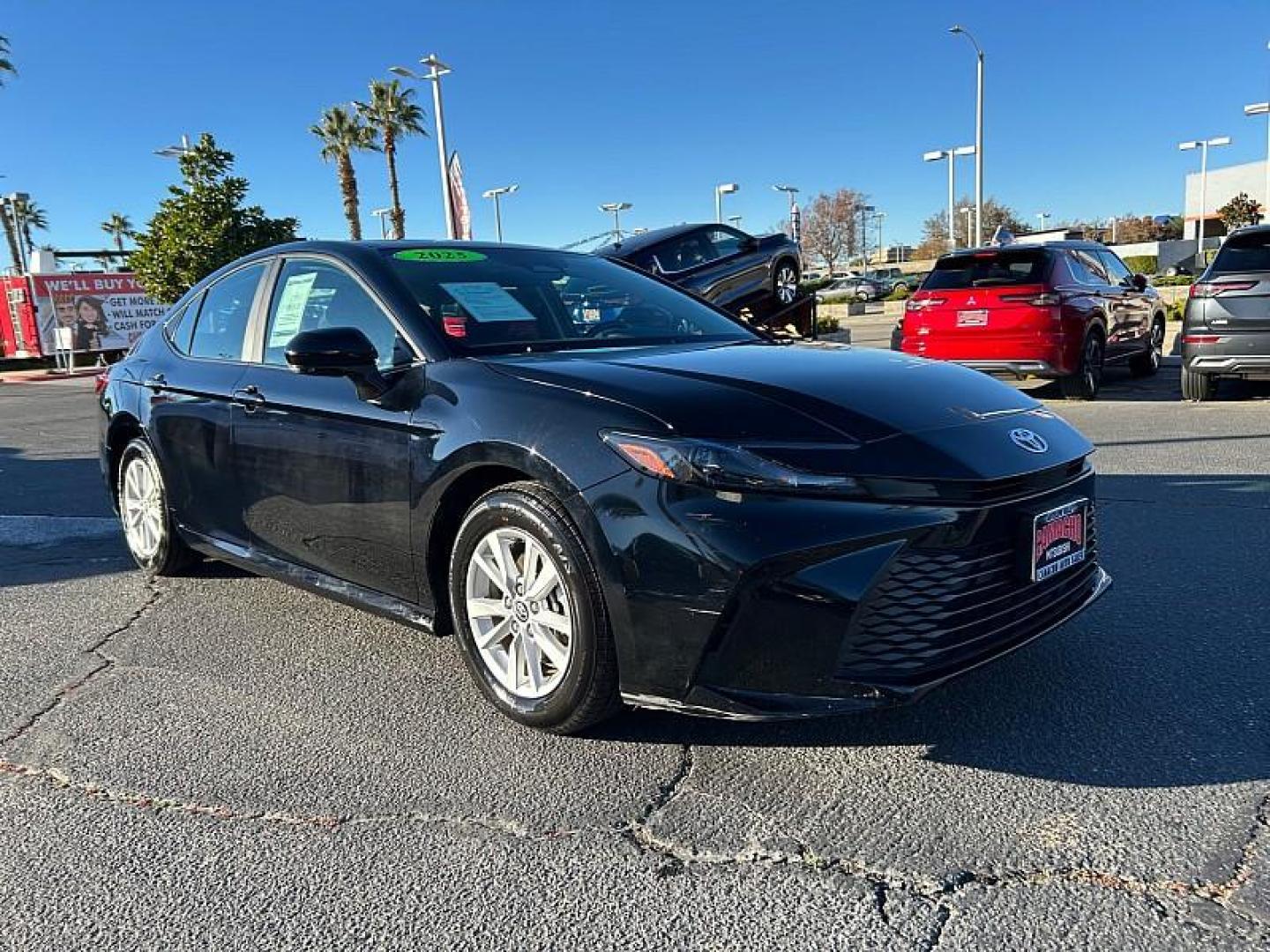 2025 BLACK Toyota Camry (4T1DAACK7SU) with an 4-Cyl Hybrid 2.5 Liter engine, Automatic CVT transmission, located at 412 Auto Vista Drive, Palmdale, 93551, (661) 945-0620, 34.592636, -118.136681 - Photo#1