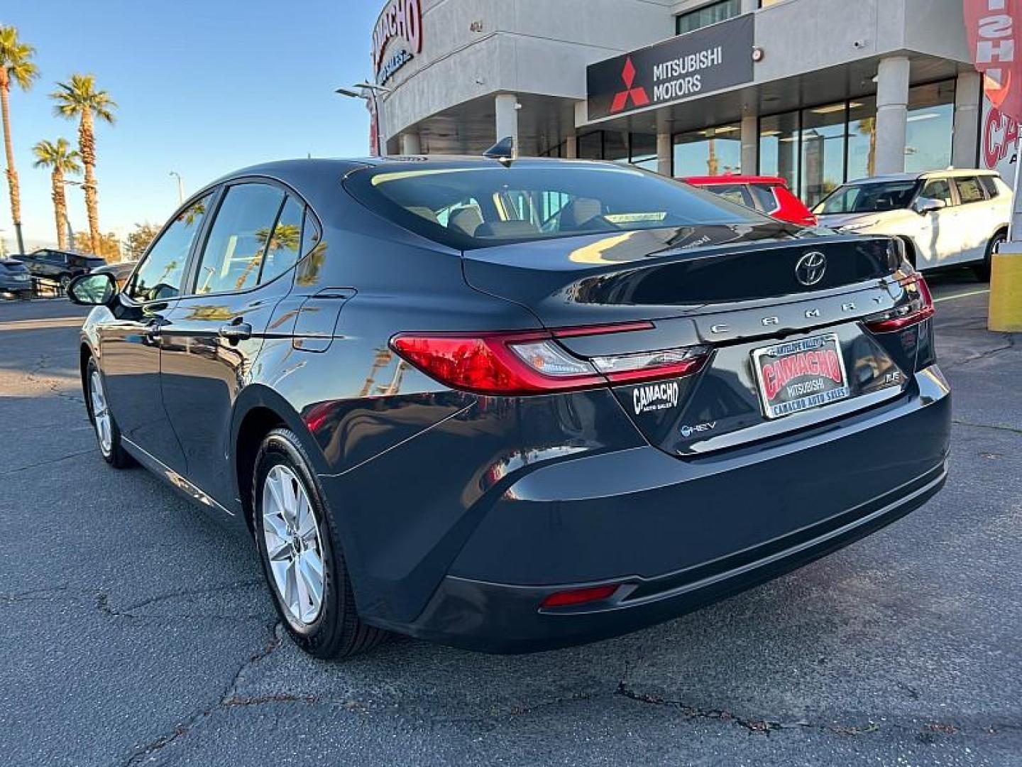2025 GRAY Toyota Camry (4T1DAACK6SU) with an 4-Cyl Hybrid 2.5 Liter engine, Automatic CVT transmission, located at 412 Auto Vista Drive, Palmdale, 93551, (661) 945-0620, 34.592636, -118.136681 - Photo#42