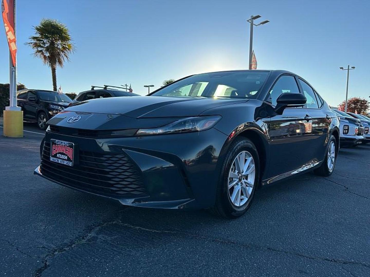 2025 GRAY Toyota Camry (4T1DAACK6SU) with an 4-Cyl Hybrid 2.5 Liter engine, Automatic CVT transmission, located at 412 Auto Vista Drive, Palmdale, 93551, (661) 945-0620, 34.592636, -118.136681 - Photo#5