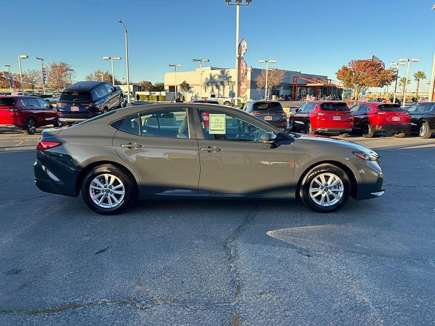 2025 GRAY Toyota Camry (4T1DAACK6SU) with an 4-Cyl Hybrid 2.5 Liter engine, Automatic CVT transmission, located at 412 Auto Vista Drive, Palmdale, 93551, (661) 945-0620, 34.592636, -118.136681 - Photo#7