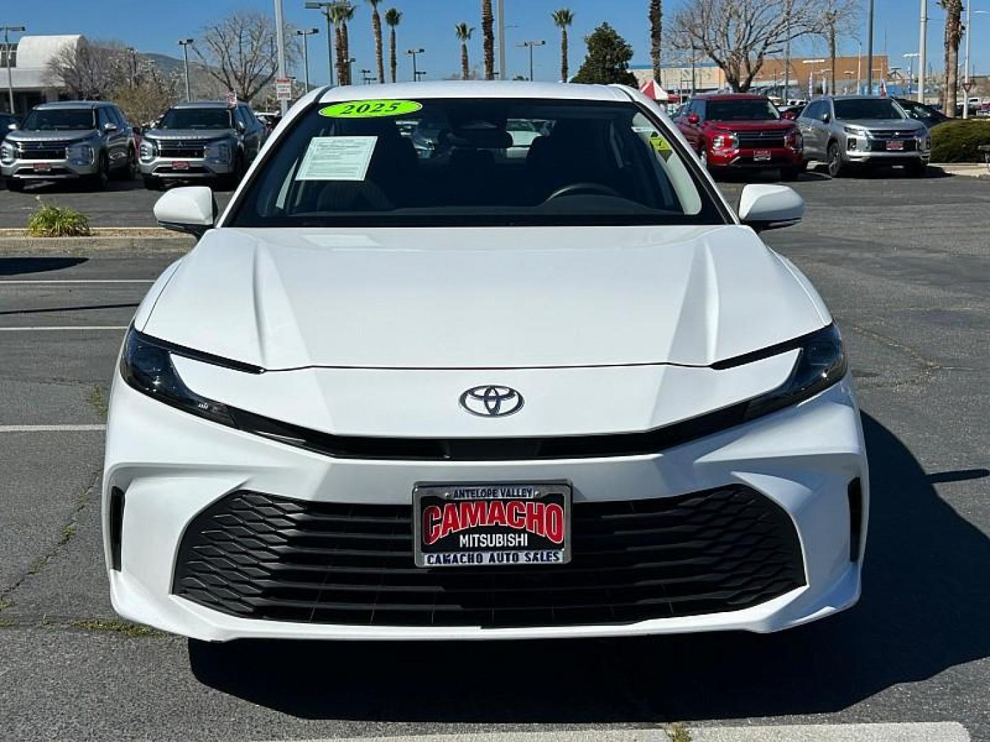 2025 WHITE Toyota Camry (4T1DAACK2SU) with an 4-Cyl Hybrid 2.5 Liter engine, Automatic CVT transmission, located at 412 Auto Vista Drive, Palmdale, 93551, (661) 945-0620, 34.592636, -118.136681 - Photo#6