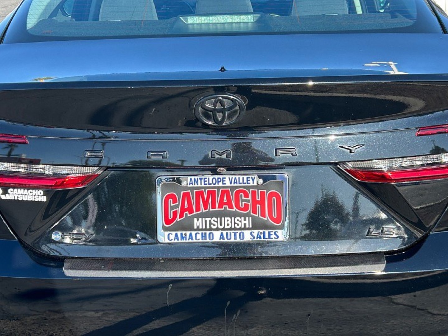 2025 Black Toyota Camry (4T1DAACK0SU) with an 4-Cyl Hybrid 2.5 Liter engine, Automatic CVT transmission, located at 412 Auto Vista Drive, Palmdale, 93551, (661) 945-0620, 34.592636, -118.136681- Photo#10