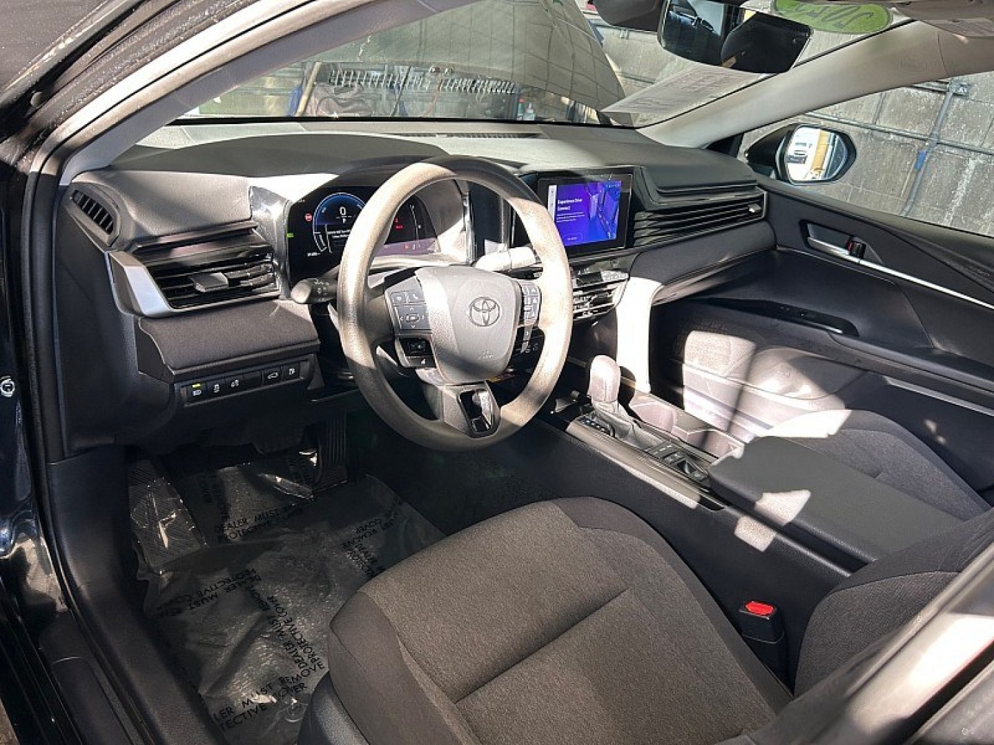2025 Black Toyota Camry (4T1DAACK0SU) with an 4-Cyl Hybrid 2.5 Liter engine, Automatic CVT transmission, located at 412 Auto Vista Drive, Palmdale, 93551, (661) 945-0620, 34.592636, -118.136681- Photo#15
