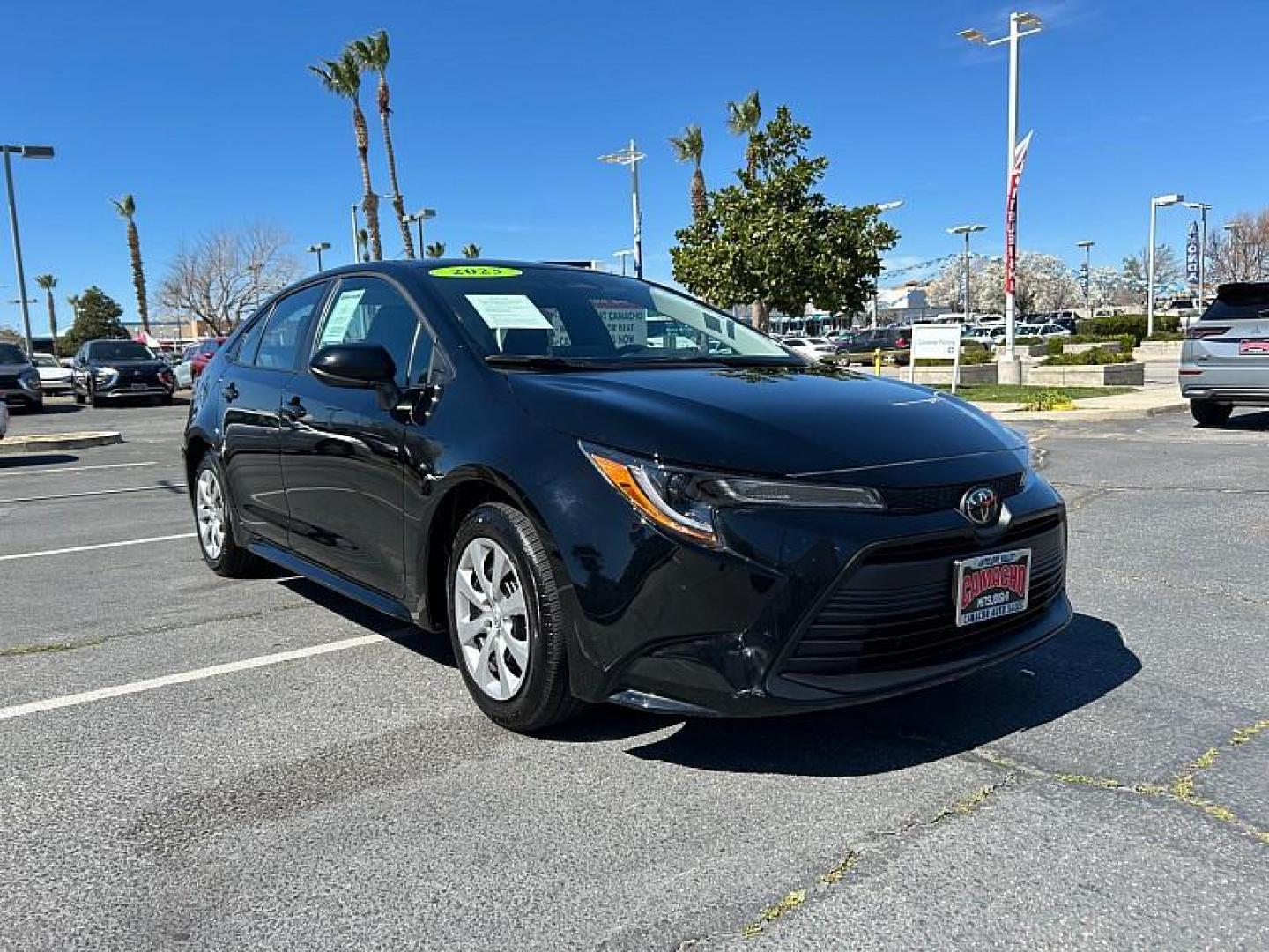 2025 BLACK Toyota Corolla (5YFB4MDE2SP) with an 4-Cyl 2.0 Liter engine, Automatic CVT transmission, located at 412 Auto Vista Drive, Palmdale, 93551, (661) 945-0620, 34.592636, -118.136681- Photo#0