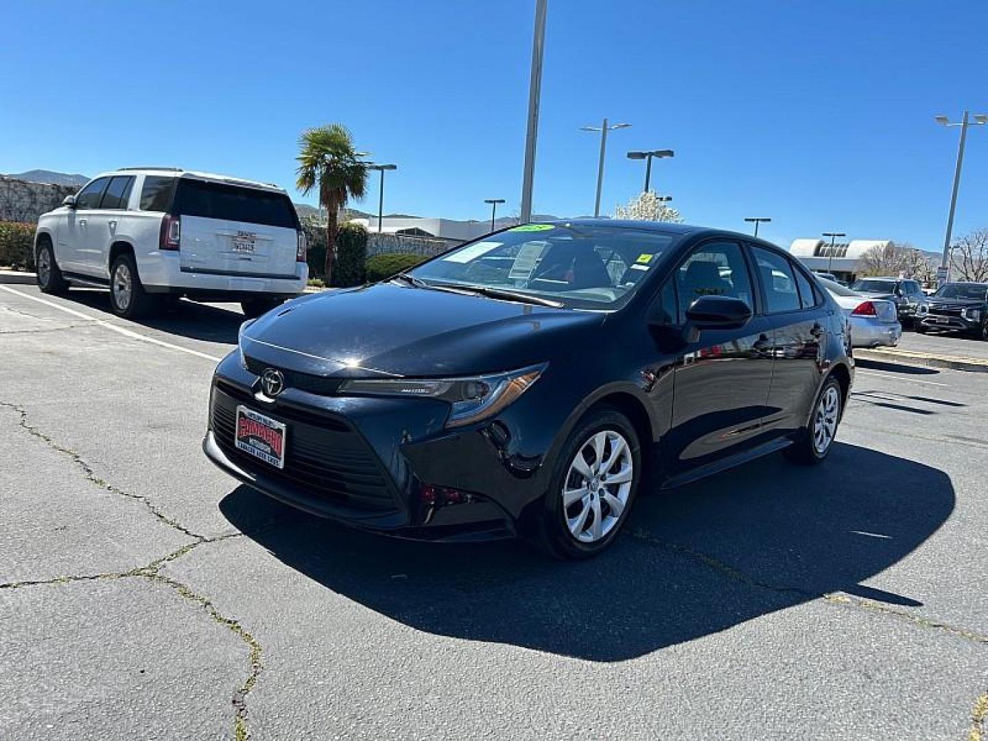 2025 BLACK Toyota Corolla (5YFB4MDE2SP) with an 4-Cyl 2.0 Liter engine, Automatic CVT transmission, located at 412 Auto Vista Drive, Palmdale, 93551, (661) 945-0620, 34.592636, -118.136681- Photo#7
