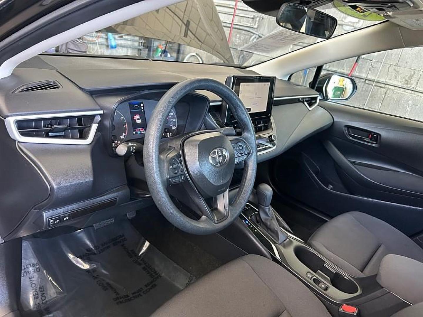 2025 BLACK Toyota Corolla (5YFB4MDE2SP) with an 4-Cyl 2.0 Liter engine, Automatic CVT transmission, located at 412 Auto Vista Drive, Palmdale, 93551, (661) 945-0620, 34.592636, -118.136681- Photo#17