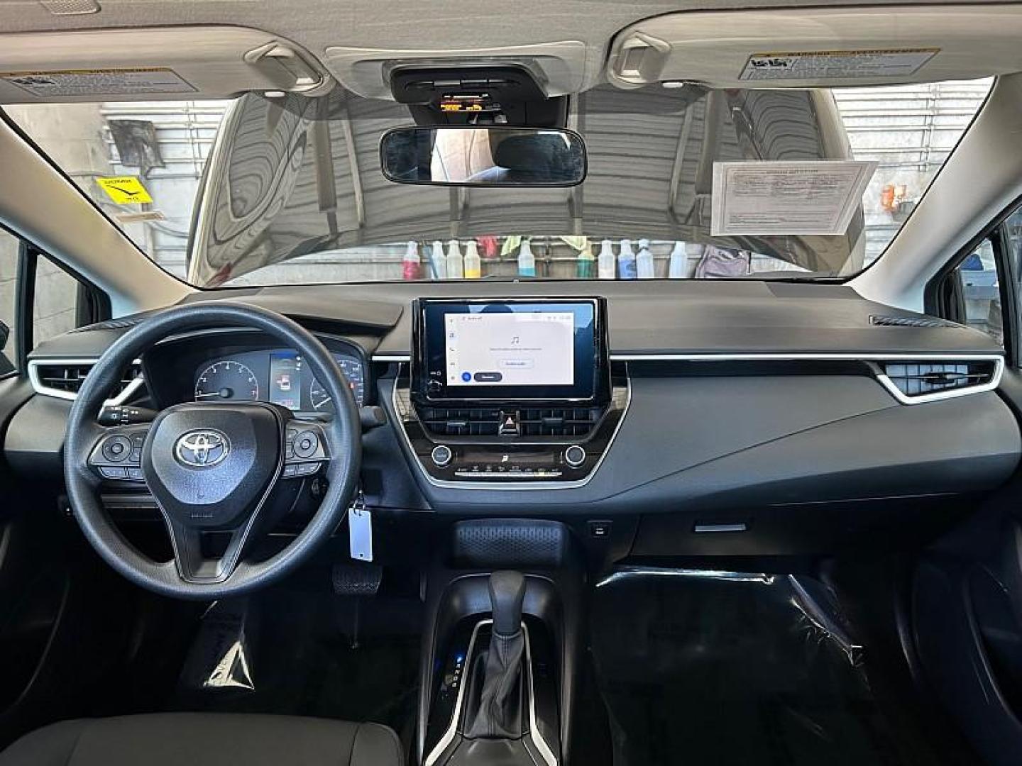 2025 BLACK Toyota Corolla (5YFB4MDE2SP) with an 4-Cyl 2.0 Liter engine, Automatic CVT transmission, located at 412 Auto Vista Drive, Palmdale, 93551, (661) 945-0620, 34.592636, -118.136681- Photo#23