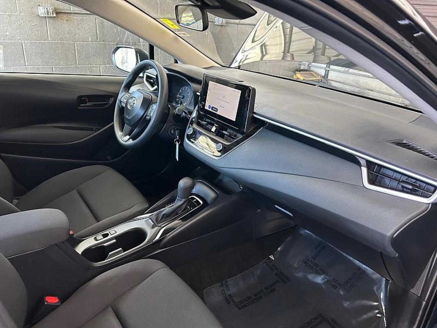 2025 BLACK Toyota Corolla (5YFB4MDE2SP) with an 4-Cyl 2.0 Liter engine, Automatic CVT transmission, located at 412 Auto Vista Drive, Palmdale, 93551, (661) 945-0620, 34.592636, -118.136681- Photo#27