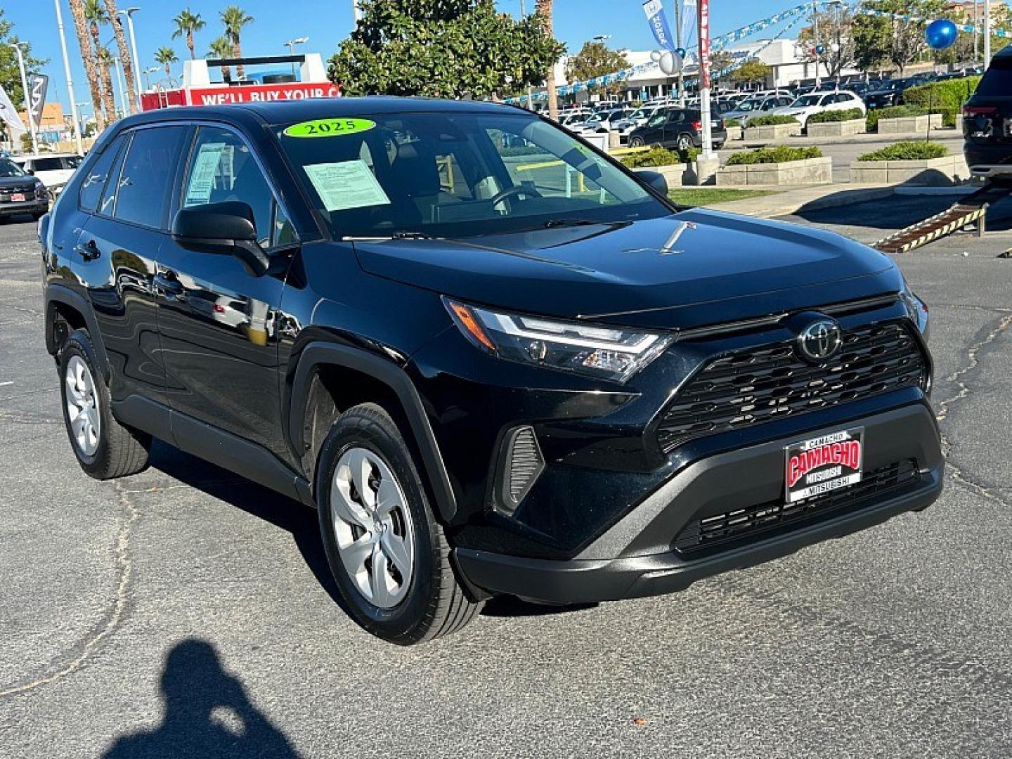 2025 BLACK Toyota RAV4 (2T3F1RFV1SC) with an 4-Cyl 2.5 Liter engine, Automatic 8-Spd w/Direct transmission, located at 412 Auto Vista Drive, Palmdale, 93551, (661) 945-0620, 34.592636, -118.136681- Photo#0