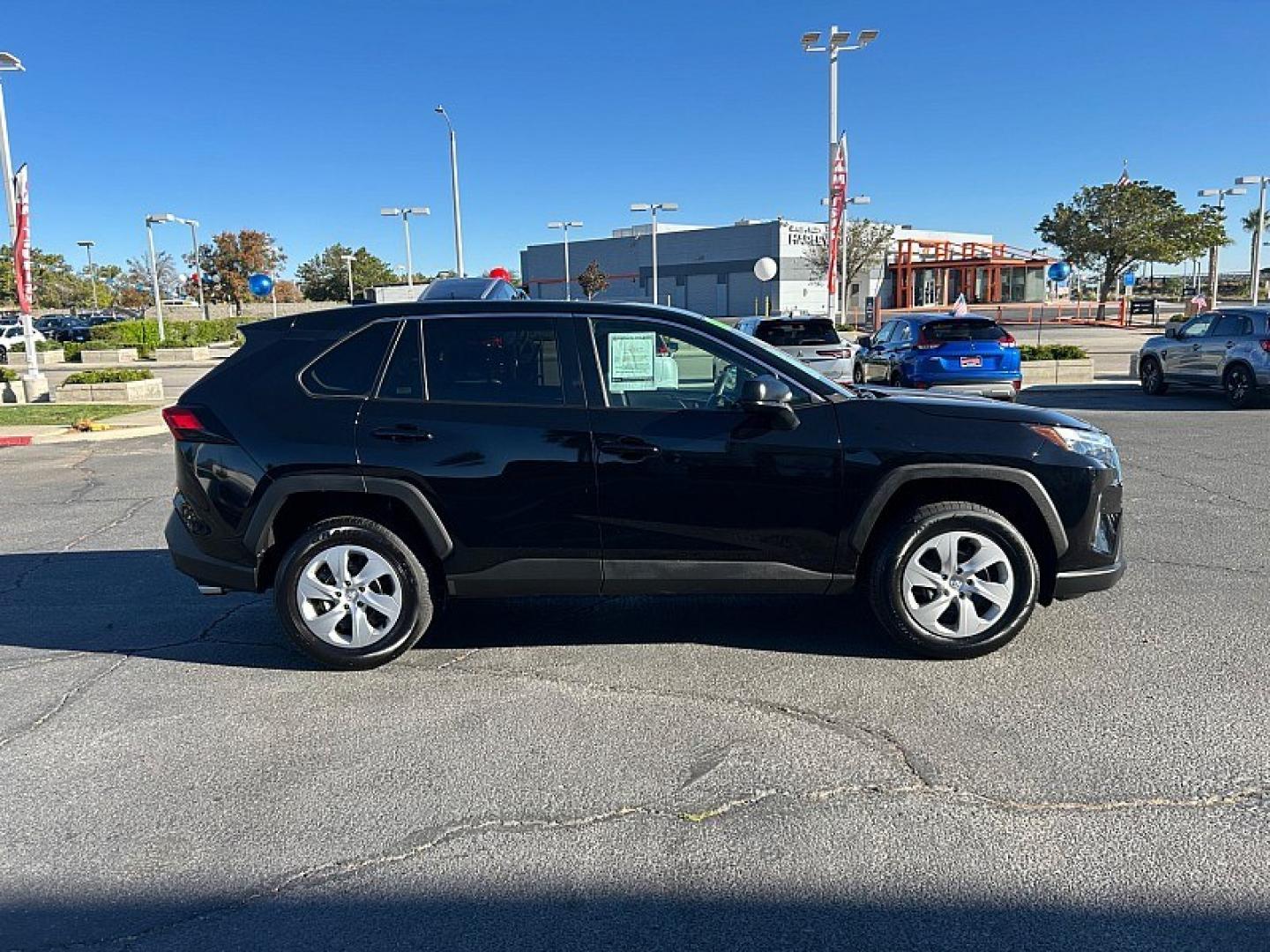 2025 BLACK Toyota RAV4 (2T3F1RFV1SC) with an 4-Cyl 2.5 Liter engine, Automatic 8-Spd w/Direct transmission, located at 412 Auto Vista Drive, Palmdale, 93551, (661) 945-0620, 34.592636, -118.136681- Photo#3