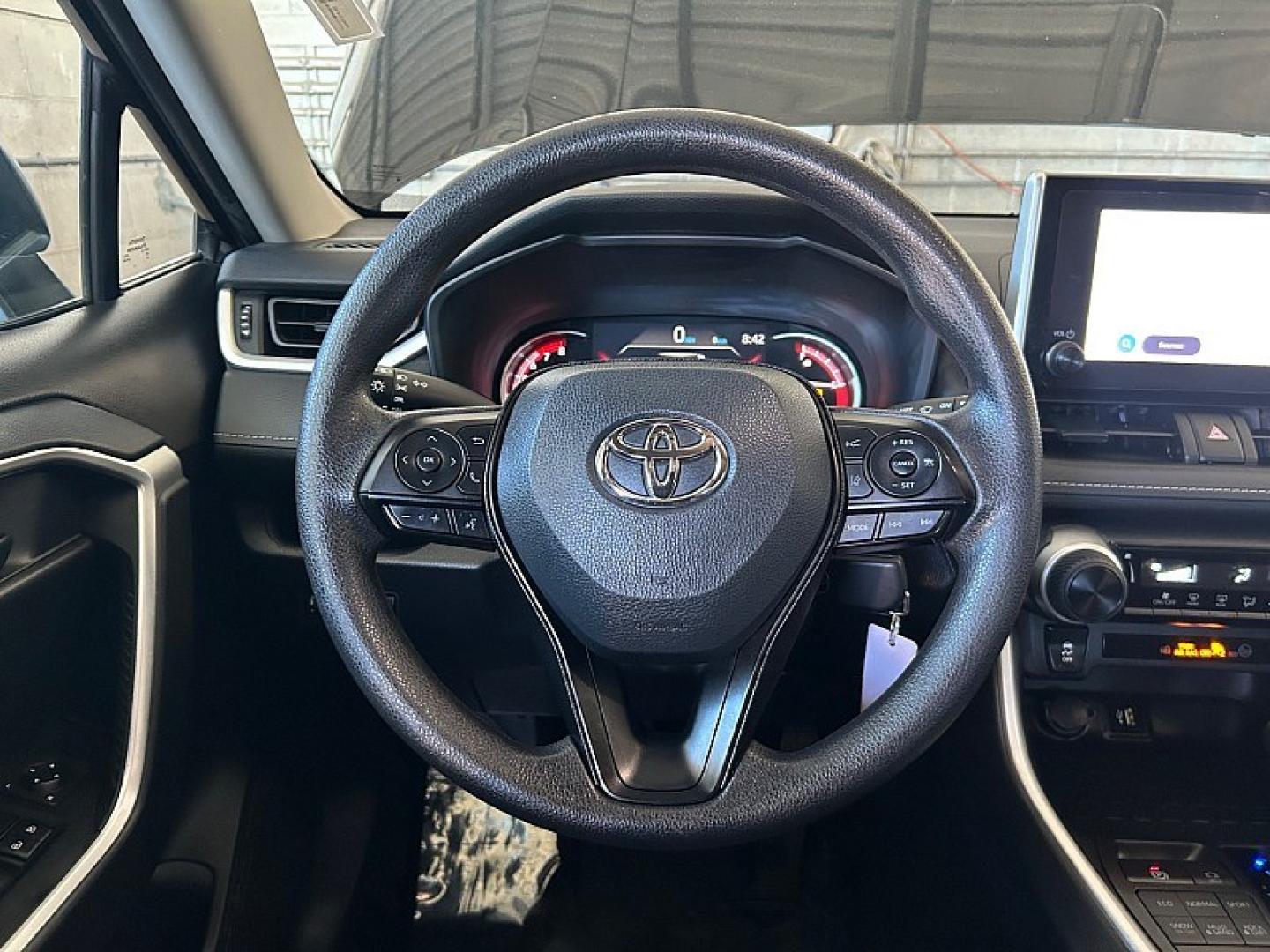 2025 BLACK Toyota RAV4 (2T3F1RFV1SC) with an 4-Cyl 2.5 Liter engine, Automatic 8-Spd w/Direct transmission, located at 412 Auto Vista Drive, Palmdale, 93551, (661) 945-0620, 34.592636, -118.136681- Photo#13